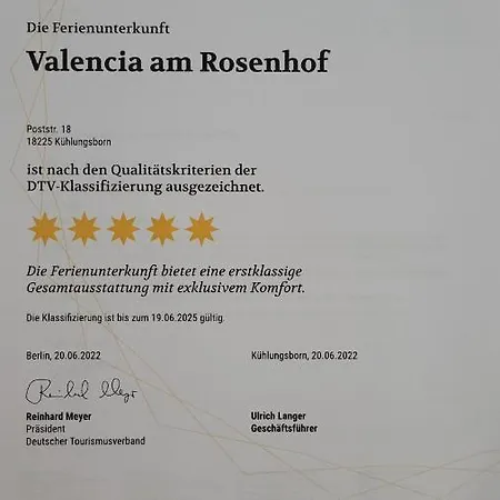 Valencia Am Rosenhof - 5 Sterne Dtv Apartamento